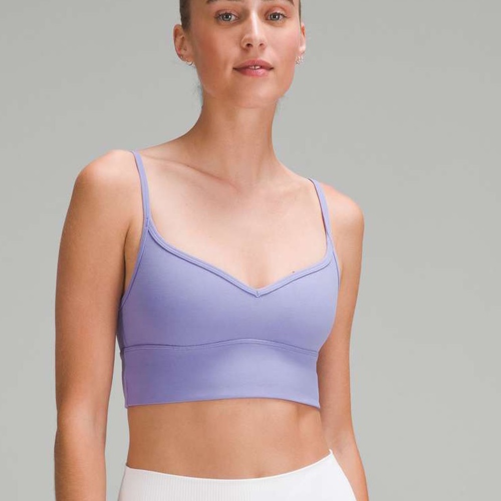 Lulu Align Sweetheart Bra in Lilac